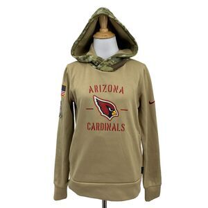 Nike Arizona Cardinals Hoodie Womens S Small Camo Salute the Troops Military USA